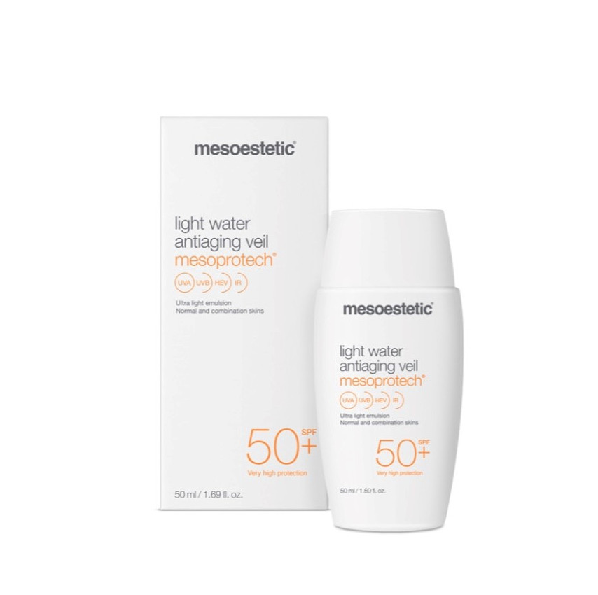 Mesoestetic - Mesoprotech Light Water Antiaging Veil 50+ / Perfekte Anti–Aging Tagespflege.